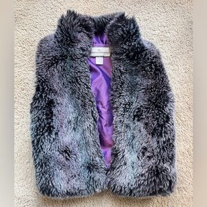 Kids American Widgeon Faux fur vest kids size 5